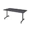 Kobe Rectangle Training Table, 72" W, 29" H, Laminate Top, Gray MKTRCC7230GY - alternate 1